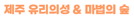 제주 유리의성&마법의숲